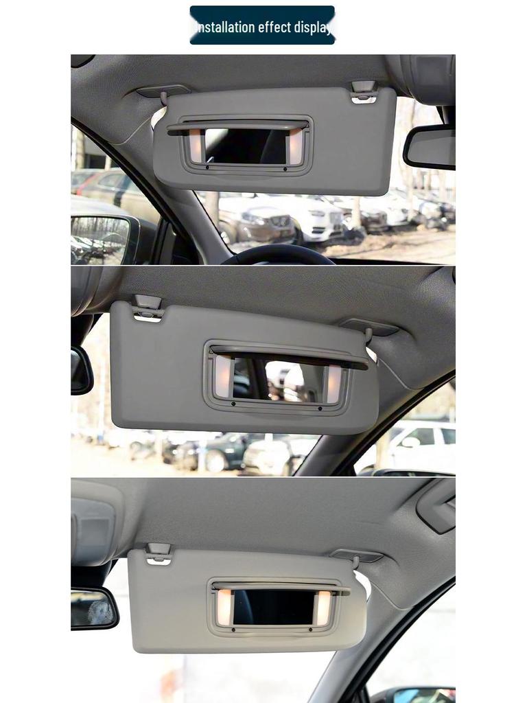 Kompatibelt cover för sminkspegel i solskydd för Volvo XC60, XC90 och S80