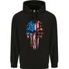 USA Flag Skull Gym MMA Biker America hoodie-Casual Pullover Sweatshirt