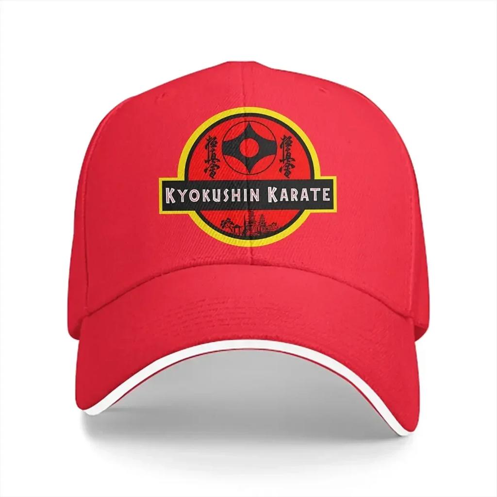 Pure Color Dad Hats Jurassic Mens Hat Sun Visor Baseball Caps Kyokushin Karate Bushido Peaked Cap