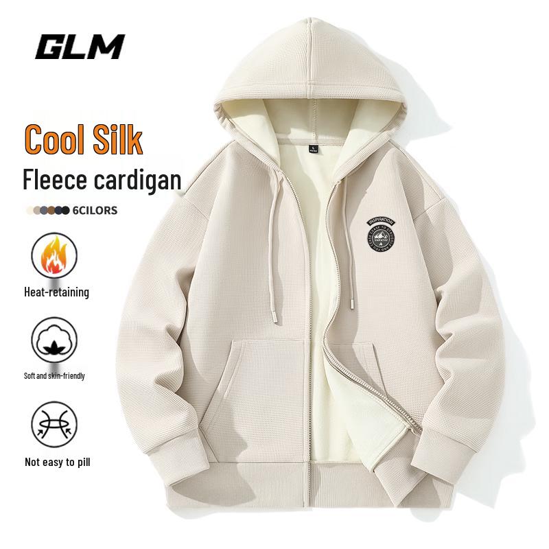 

GLM Men s Hooded Open-Front Thermal Jacket 2XL