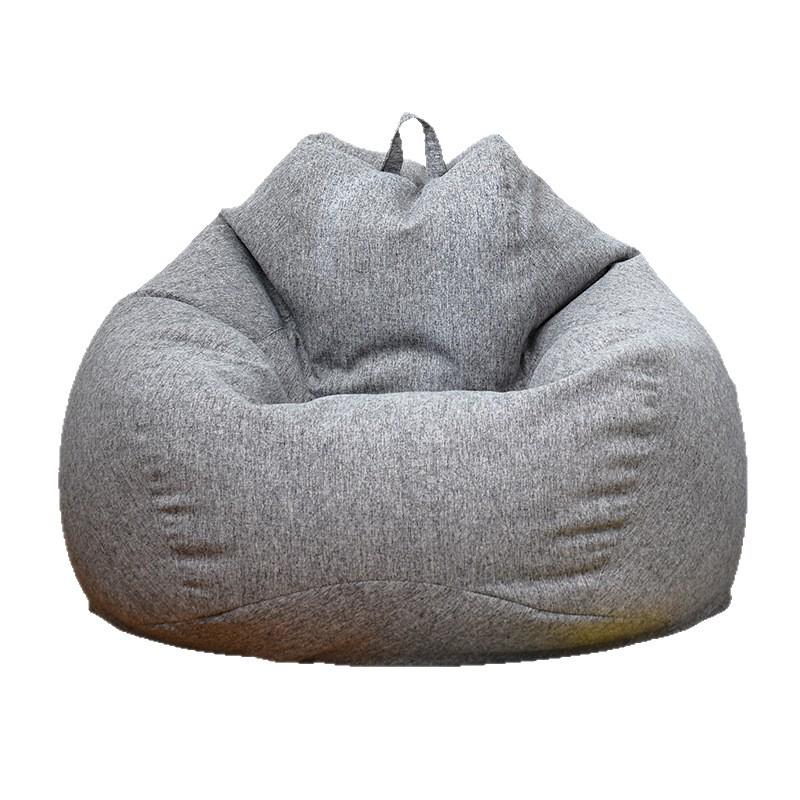 Baumwoll-Leinen abnehmbarer waschbarer Sofasitzsackbezug