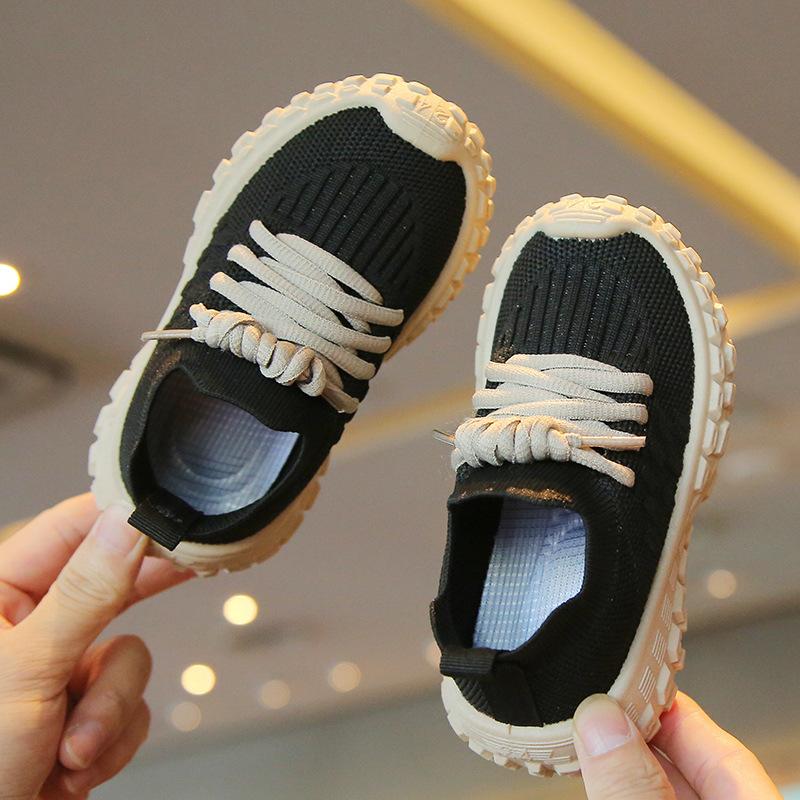 Children's Sports Shoes, Breathable Mesh Shoes, Boys and Girls Casual Shoes, Knitted Soft-soled Shoes
