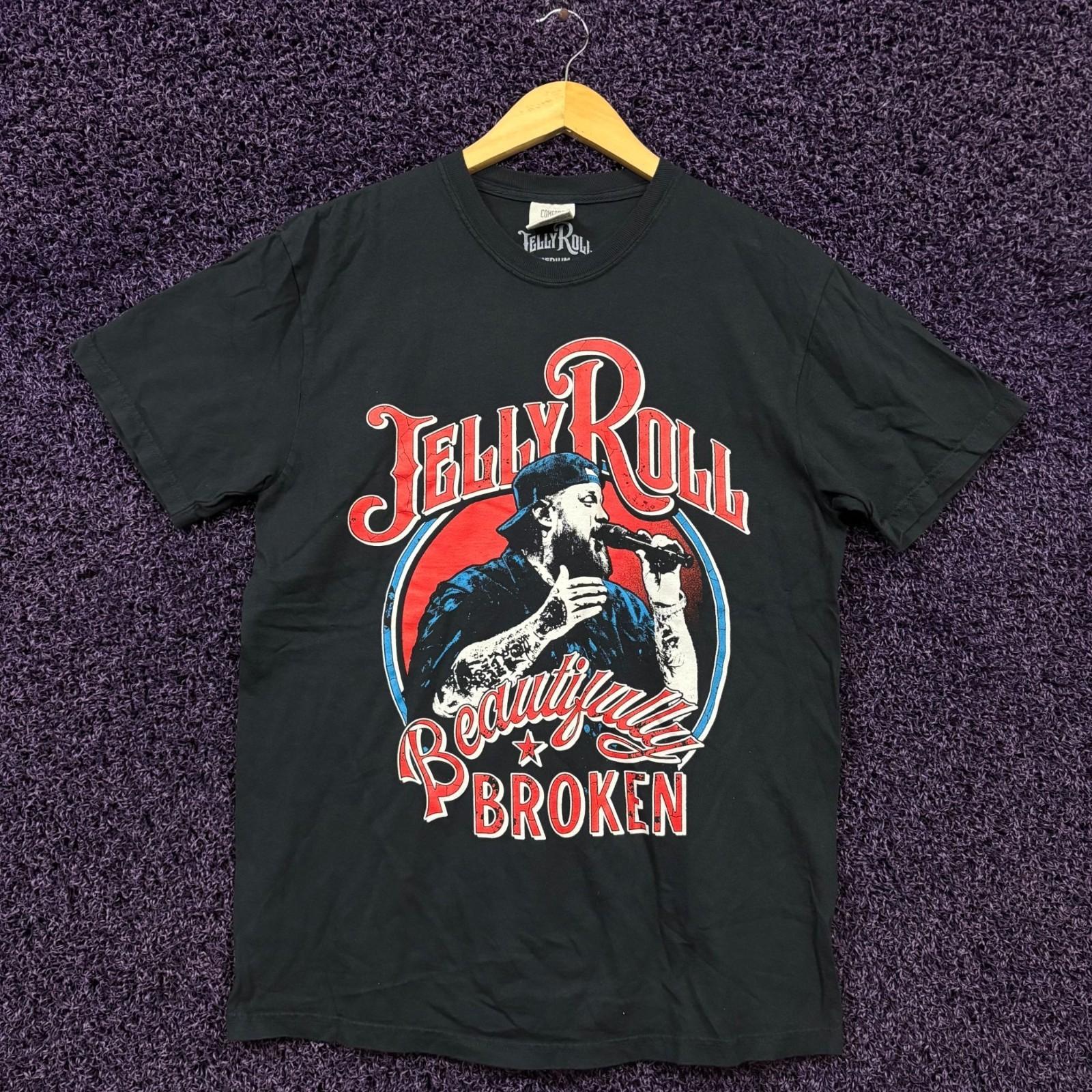 Jelly Roll Beautifully Broken 2025 Tour Country T-Shirt M M
