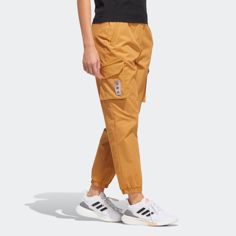 Adidas Cny Woven Pants With Side Pockets Women Pants Linen HC2797