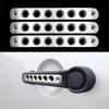 Aluminum Front Rear Door Grab Handle Inserts Cover for Wrangler JK JKU Unlimited Rubicon Sahara Accessories Parts