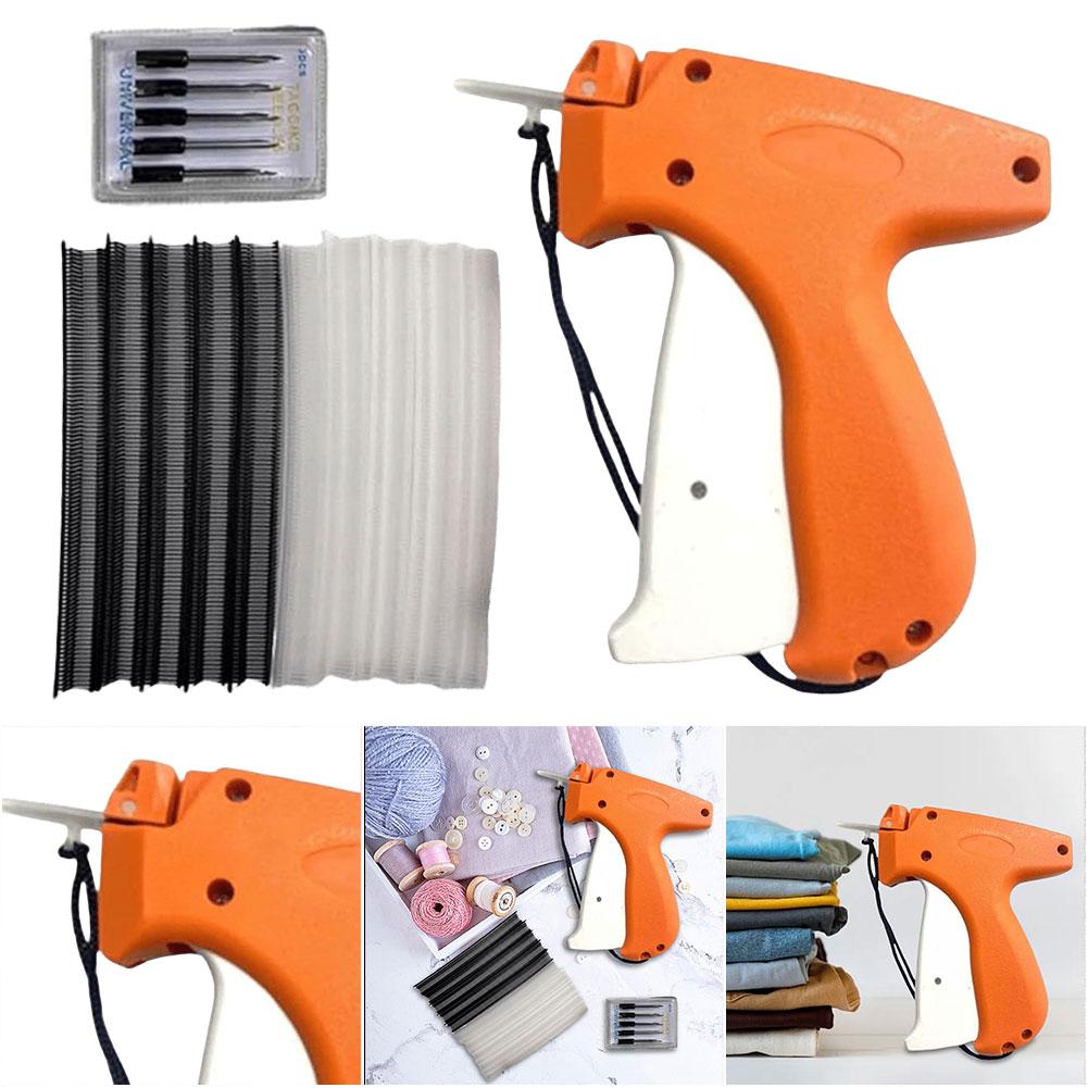 Price Label Gun with 6 Needles Mini Stitch Gun Stitch Hemming Gun Tagging Stitch Tool Sewing Machine for Clothes Socks Hats