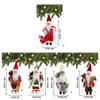Festival Santa Doll with Sturdy Base Holiday Homes Office Decors Indoors Outdoor Christmas Display 12Inch