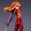 2026 Anime EVA Asuka Combat Form Standing Posture Action Figure PVC Model Statue Toys Desk Decor Collectible Gifts Boxed