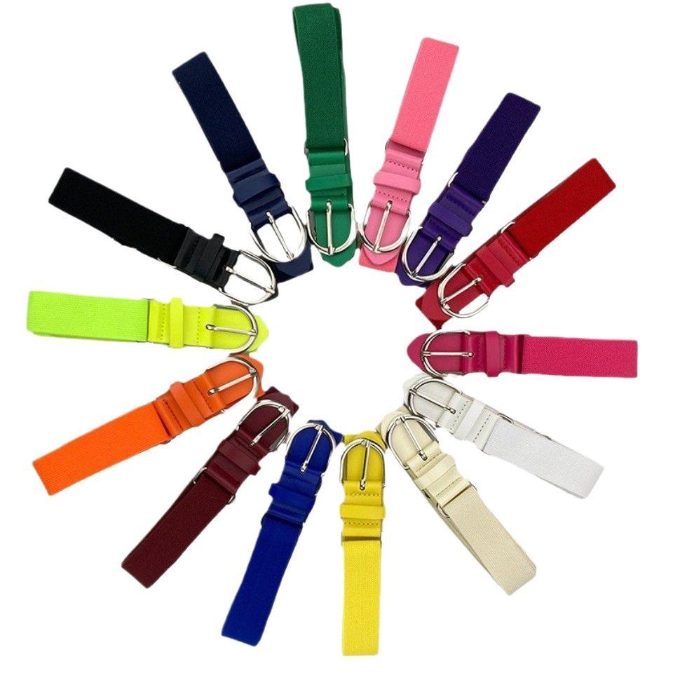 Colorful Belts, Elastic Belts, Baseball Barrier Belts, Golf Belts, Sports Elastic Belts, Adjustable