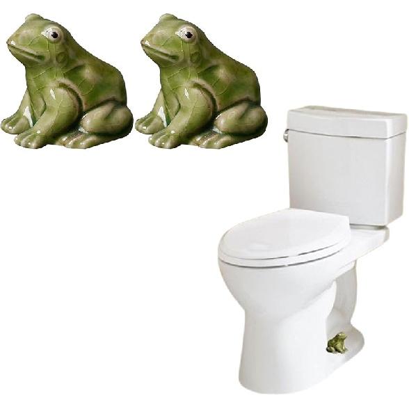 Frog Toilet Bolt Caps, Toilet Bolt Covers Decorative, Ceramic Toilet Bolt Covers Frogs, Ceramic Frog Toilet Bolt Covers, My Frog Ceramic Toilet Bolt 2pcs