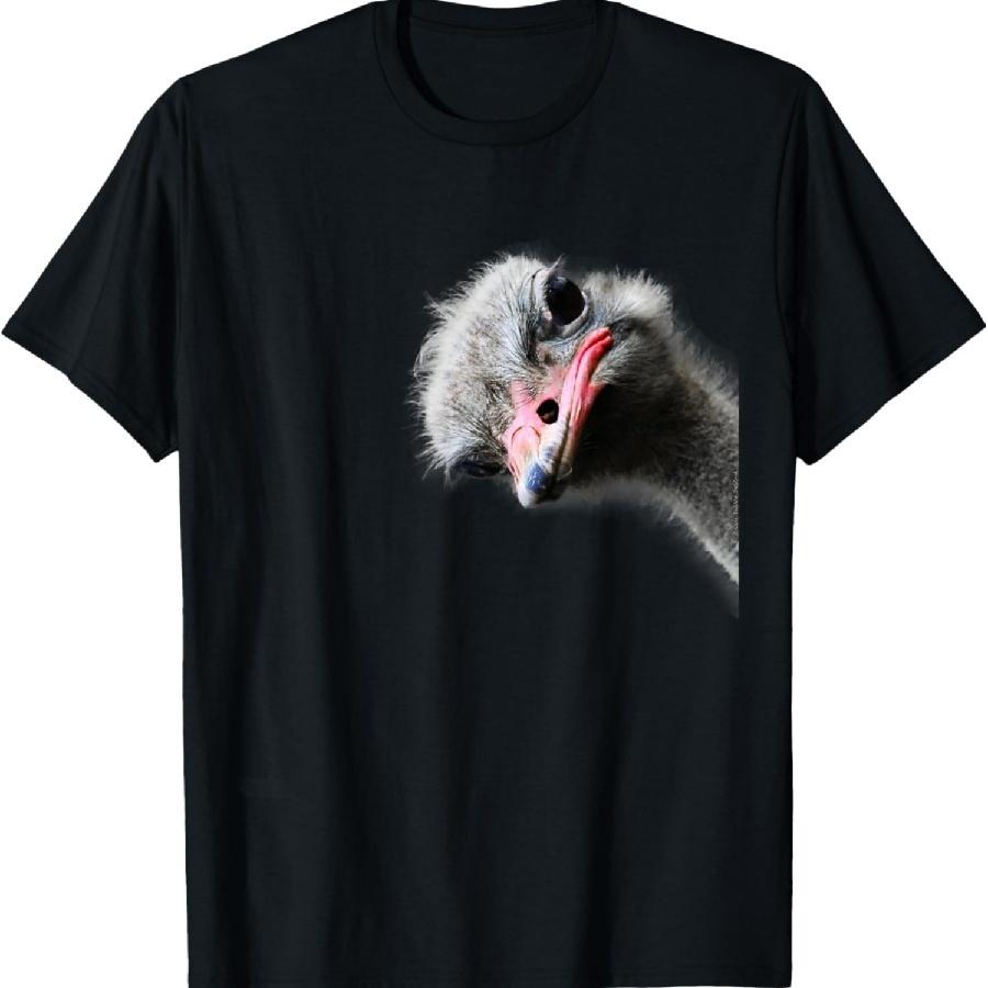 Funny Ostrich Lovers and Emu Lovers T-Shirt, Black