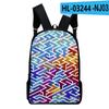 Classic Novelty Cool Maze Pattern Notebook Backpacks Pupil School Bags 3D Print Oxford Waterproof Boys/Girls Laptop Backpacks