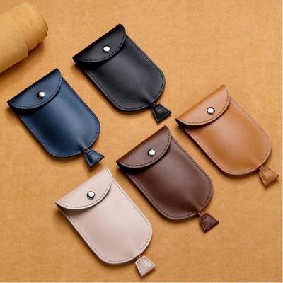 Mini Key Holder Household Multi-Functional Key Case Large Capacity Faux Leather Key Chain Key Bag For Cars, Office, Travel