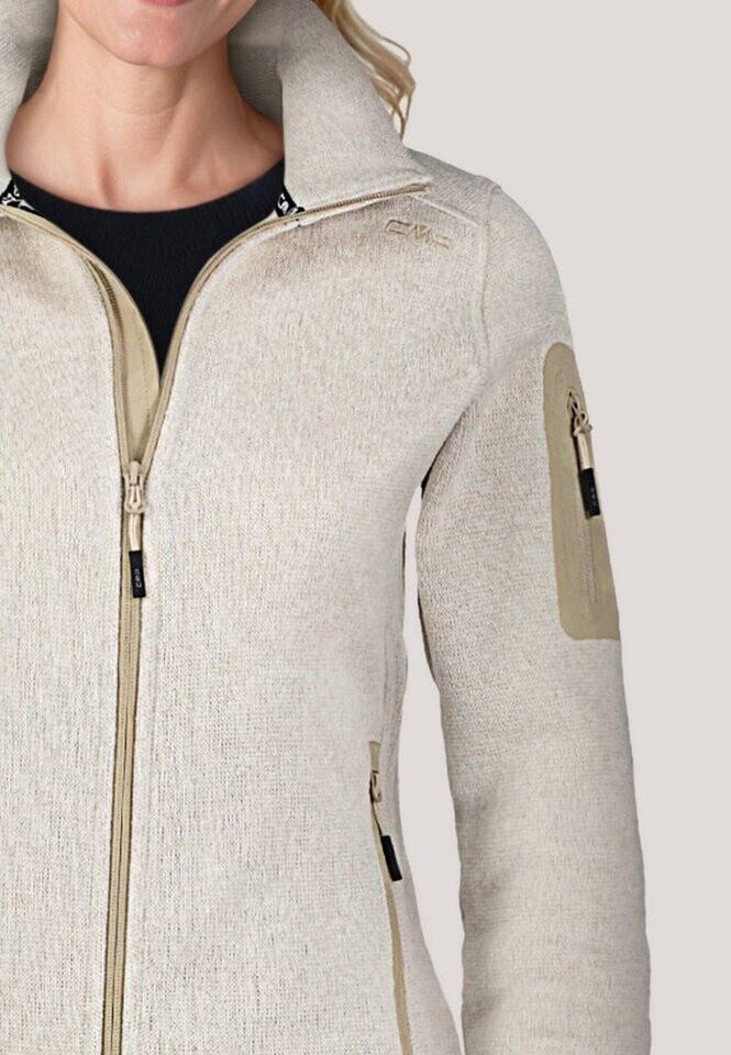 Куртка CMP Woman Fleece Jacket (3H14746) Куртка трикотажная меланжевая Fleece Jacket (3h14746-04xt) vaniglia-bianco