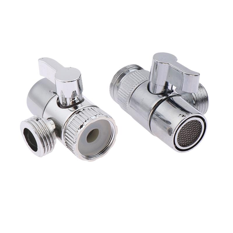 Adaptor robinet comutator din aliaj de zinc Splitter chiuvetă de bucătărie Supapă de deviere Conector pentru robinet de apă pentru toaletă Bideu Duș Baie