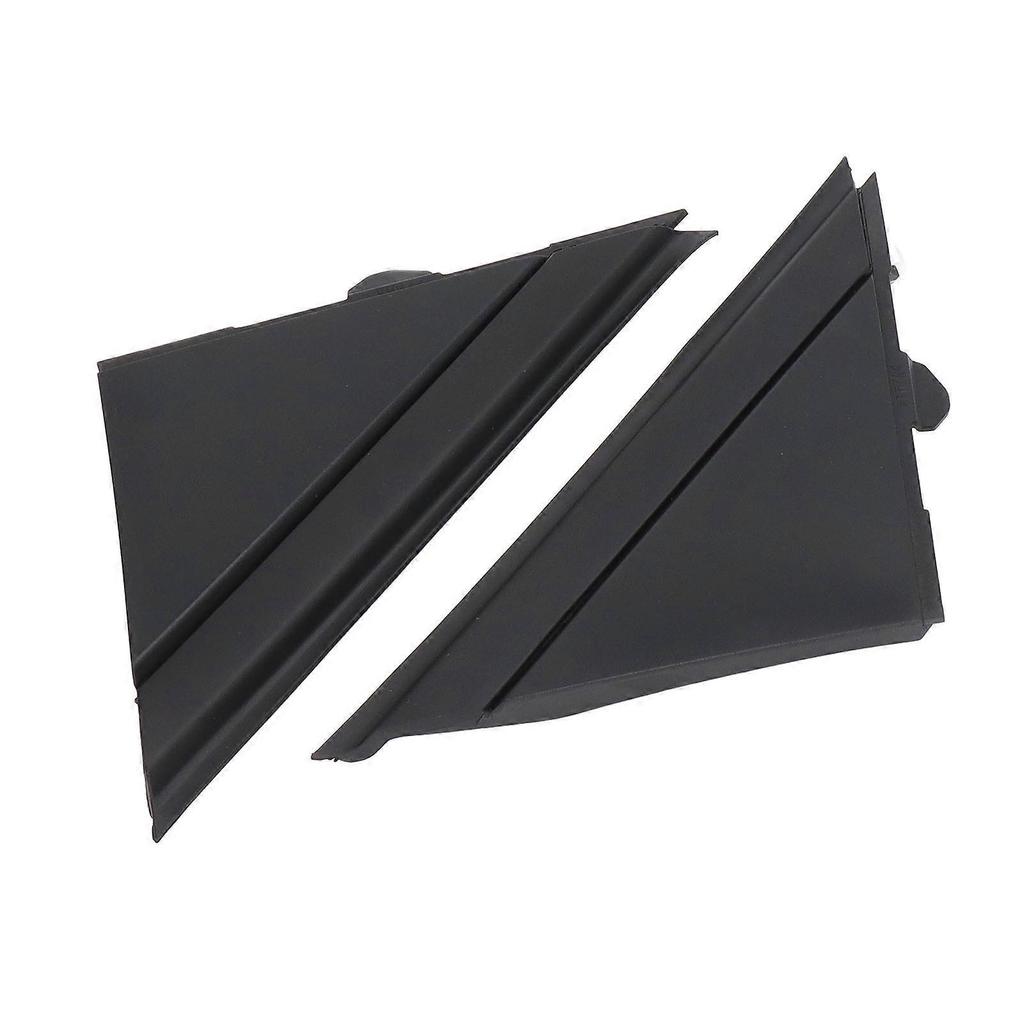 Pair Door Mirror Flag Cover 1SH17KX7AA Left Right Black Decoration Replacement for FIAT 500 2012?2017