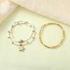 Multilayer Beaded Starfish Shell Ankle Chain Adjustable Beach Foot Jewelry  Women