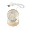 Christmas-Crystal Ball Decoration Astronomy Solar System Planets Moon Astronaut