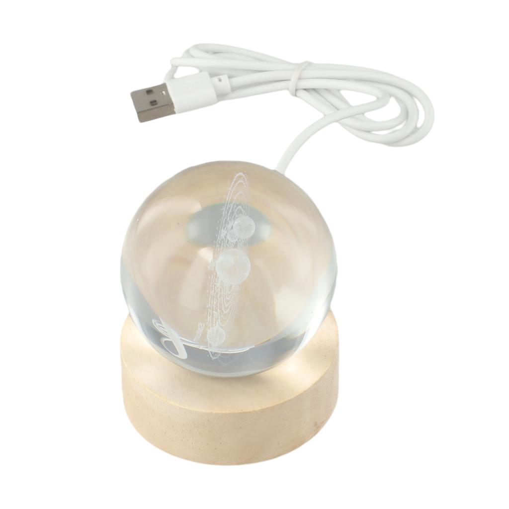 Christmas-Crystal Ball Decoration Astronomy Solar System Planets Moon Astronaut