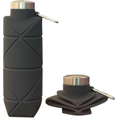 

Ladfrol Eco-Friendly Water Bottles, 2-Pack, Foldable, Large Capacity, Silicone, Portable, Leak-Proof, Suitable for Hiking, Waterproof, Heat-Resistant,