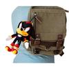 Sonic the Hedgehog Shadow and Sonic Plush Clips with Small Zipper Pouch 2 Pieces of 8" - (1 Each)