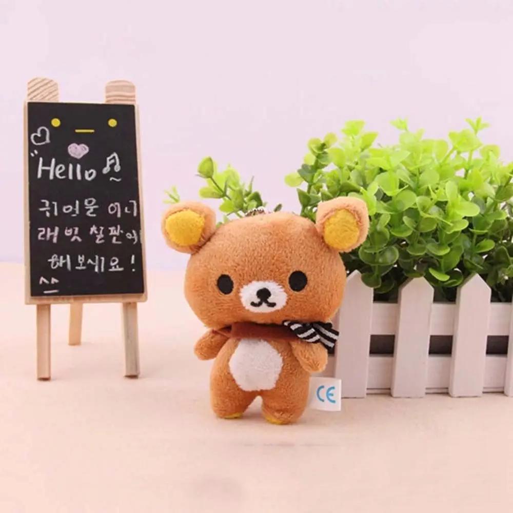 New Scarf Rilakkuma Plush Doll Kawaii Anime Brown Bear Pelcuhe Stuffed Bear Toys Cute Couple Toy Girl Like Gifts Birthday Kids