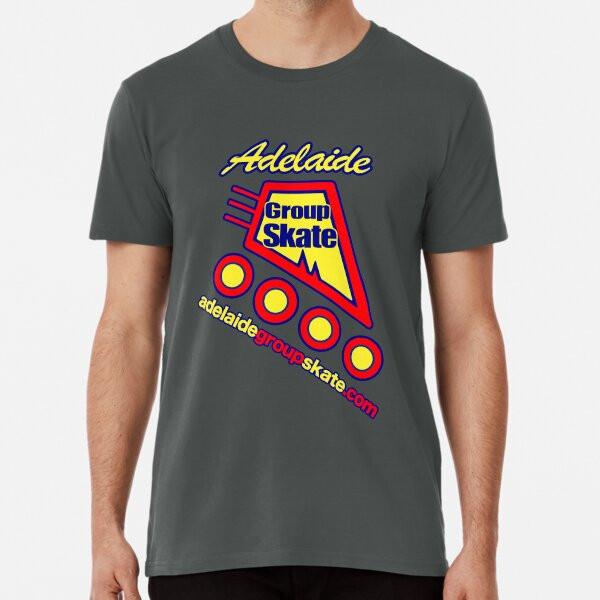 

Adelaide Group Skate: Blue Simple Design Pre S to 5XL Made in the AU/USA T-Shirt XL