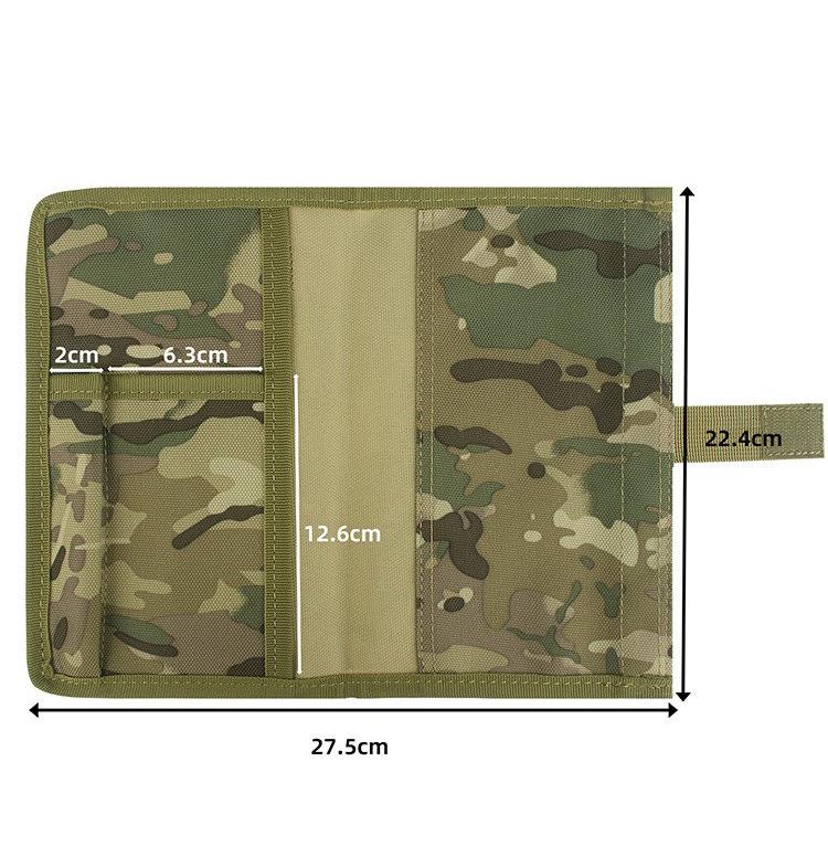 Cross-Border Tactical A5 Loose-Leaf Outdoor Notebook with Protective Cover