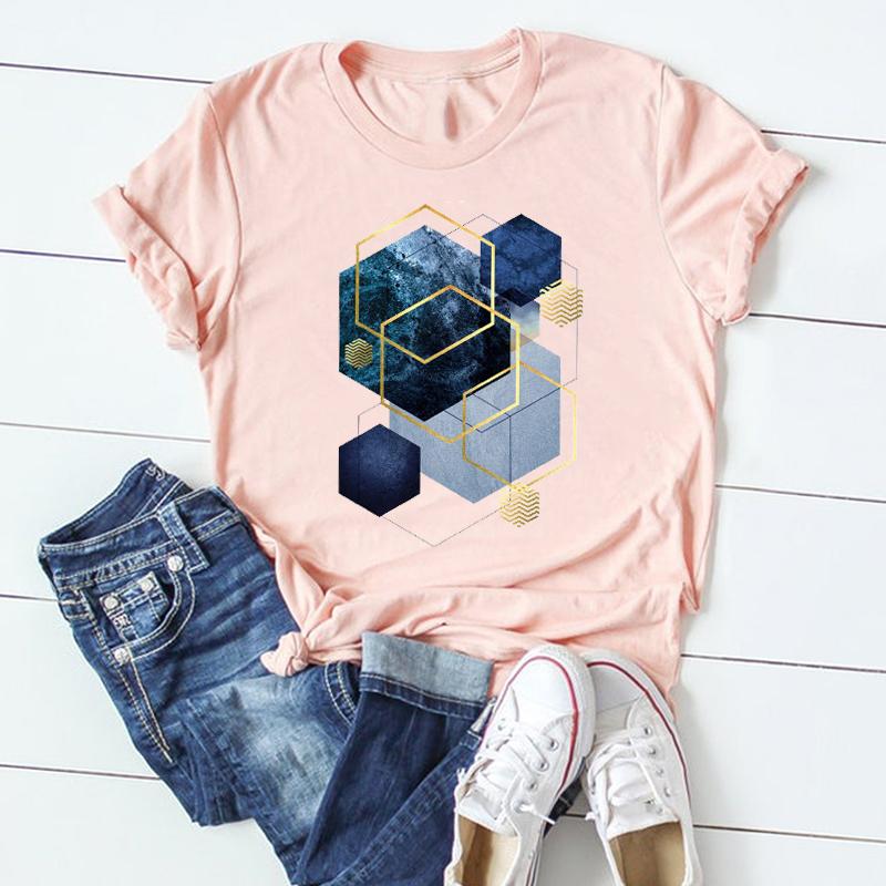 (Asian Size) Watercolor Feather Vintage Bird Women Print Short Sleeve Tee Top Fashion Tshirt Clothing Casual Summer Lady Female Graphic T-shirt