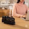 Yousheng Creative Train Humidifier Diffuser 300ml Aromatherapy Essential Oil Diffuser with Color Changing LEDs 2 Mist Modes Quiet Ultrasonic Diffuser