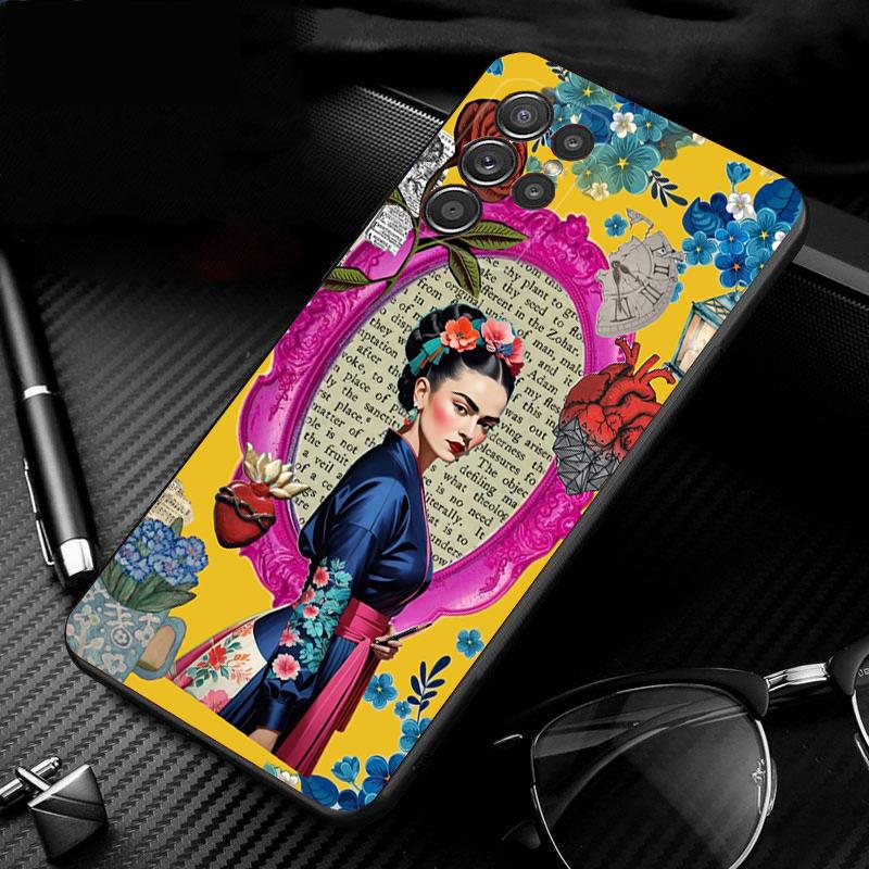 Frida-Kahlo phone case For Samsung S25 S24 S23 S22 S21 Ultra S24 S23 S22 S21 S25 Plus S24 S25 FE