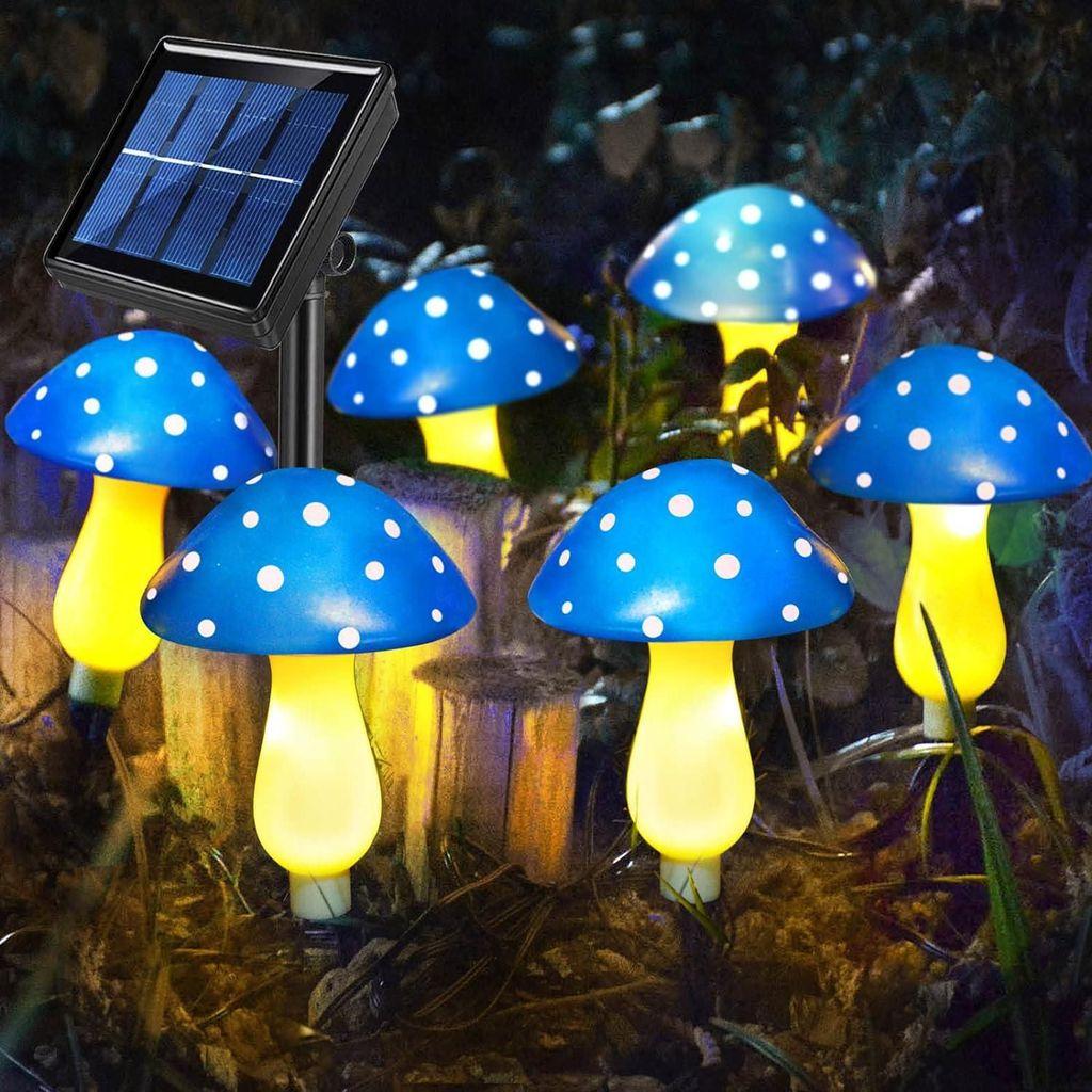Pilz Solar Lichterkette Außen Garten Deko Dekorative Lampe Für Weihnachtsveranstaltungen