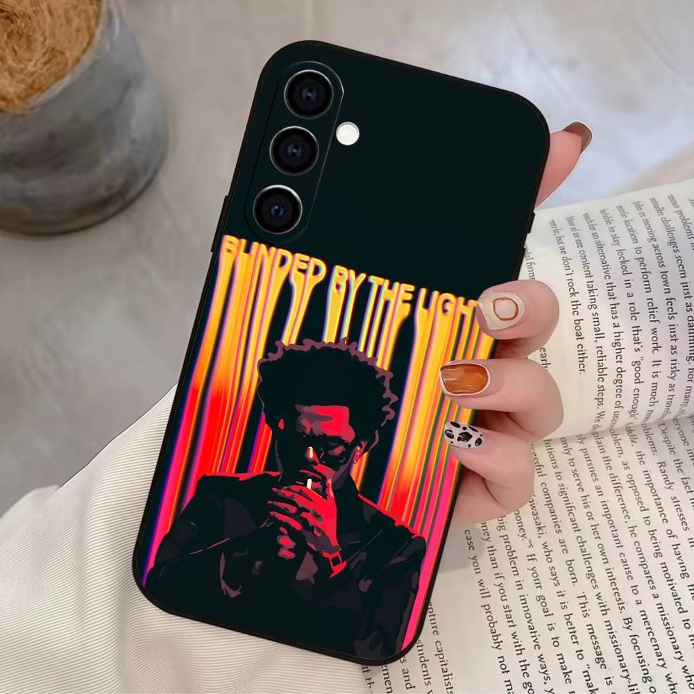 Singer The W-Weeknd Phone Case For Samsung Galaxy A73,A72,A71,A70,A53,A52,A51,Others Soft Black Cover