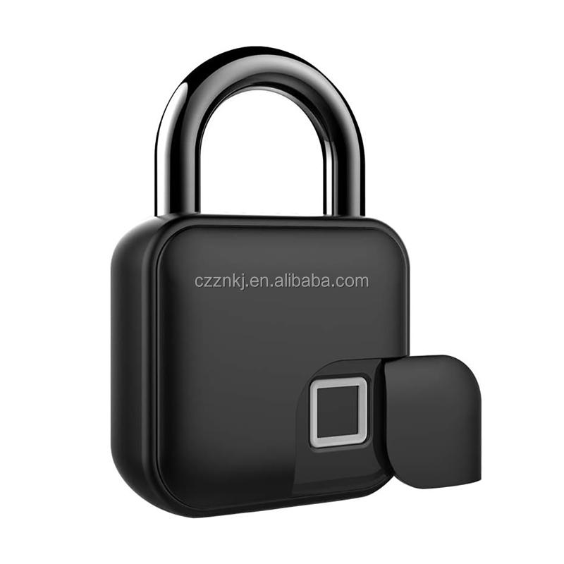 Tuya App Wifi Smart Fingerprint Padlock Zinc Alloy Anti-theft Luggage Lock Keyless Travel Security Lock with App Control Tuya App&Fingerprint+APP