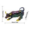 Wall Street Bull Ornament Charging Bull Animal Figurine Art Resin Charging Bull Figure Stylish Bull Figurine Workplace Decor for