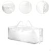 Moving Bag with Backpack Straps and Zippers for Storage of Cushions Pillows