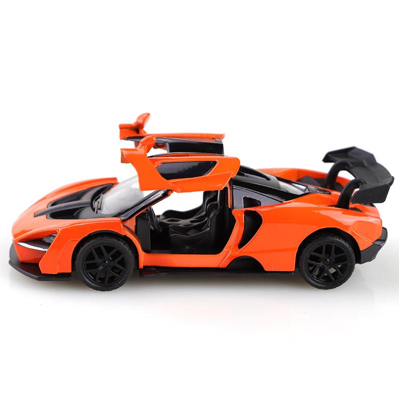 (Bagged) 1:36 Senna Alloy Pull-back Racing Car, Simulation 1.36 Alloy Pull-back Racing Car, Boy's Toy