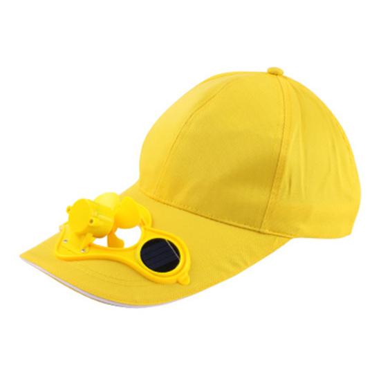 Summer Unisex Outdoor Sports Baseball Caps Hats with Solar Power Cooling Fan