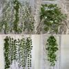 Artificial Green Vine Wall Hanging With Silk Screen Fabric For Home Decor And Office Space