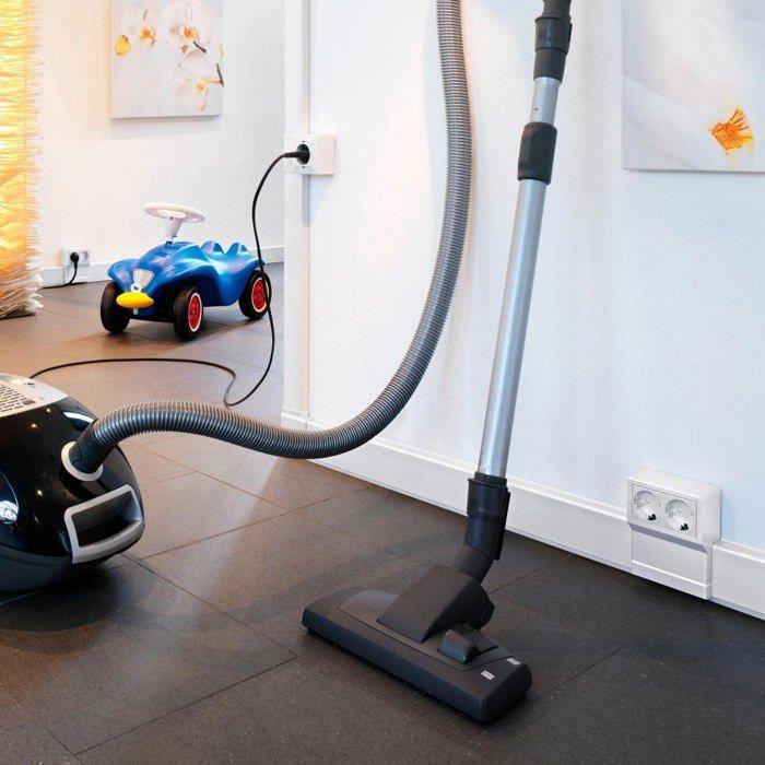 Bloc multiprise - cablecoach - cc10100 - 2 prises - pvc - encastrable