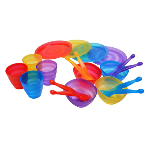 Asahi Koyo Colorful Set (Fork, Spoon, Cup, Plate, Bowl)