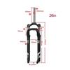 Fat Bike Spring Fork, 20-26", 105mm Travel, 4.0" Tire, Adjustable Spring, Mechanical Lock, 32mm, Disc Brake
