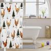 Erosebridal Cartoon Rooster Bathroom Shower Curtain Sets,Rustic Wildlife Farmhouse Animal Shower Curtain,Vintage Pet Chicken Sho