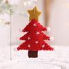 Decor Tree Christmas Sock Snowflake Scene Modern Minimalist Holiday Set Ornament