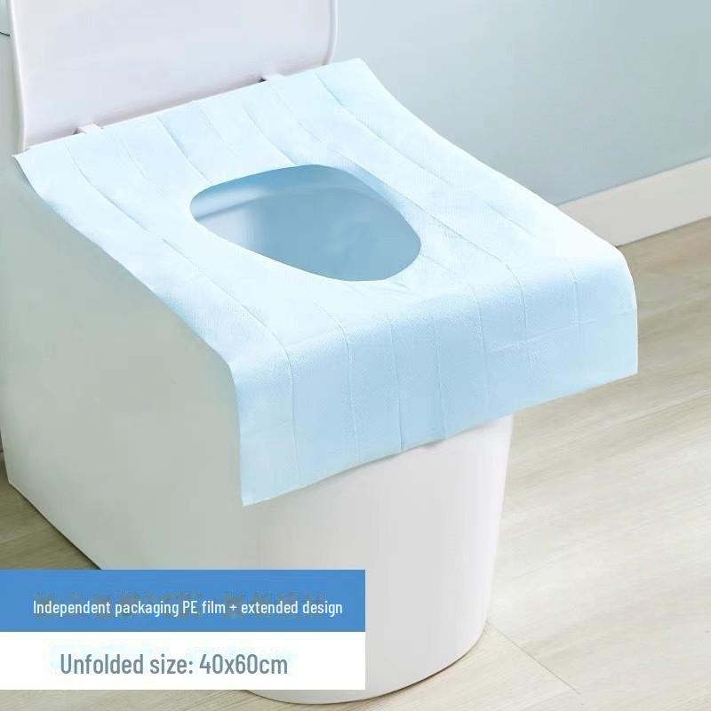 Xishidun Thick Disposable Non-Woven Toilet Seat Cover - Portable Four Seasons Travel Mat