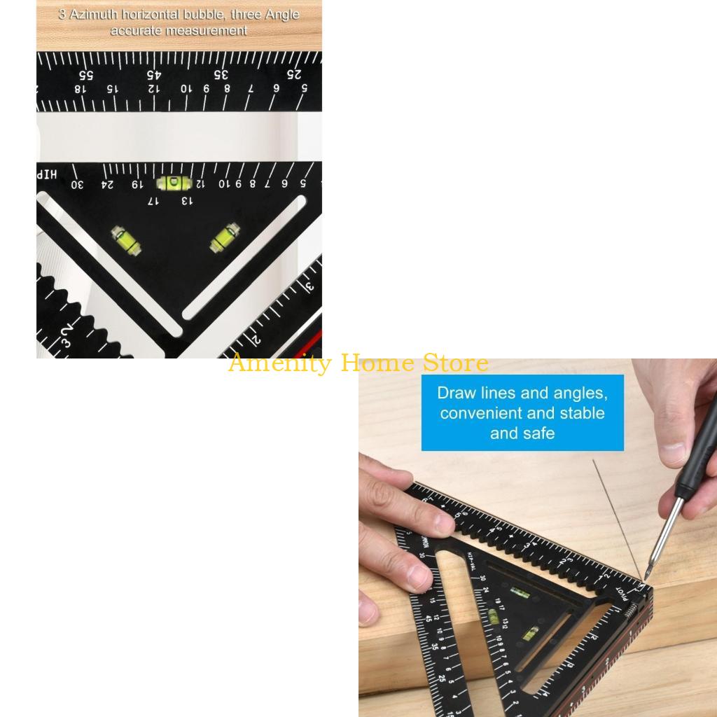 

F26C Triangles Measurement Ruler With Secure Bar For Quick & Accurate Angles Setting China Mainland