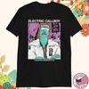 Camiseta Negra de Algodón de Manga Corta para Hombre y Mujer, Operador de Ascensor Callboy Eléctrico, Talla Completa UR397