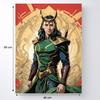 Malowanie Po Numerach Z Ramą Obrazy Do Malowania Marvel Loki 40X50 Cm