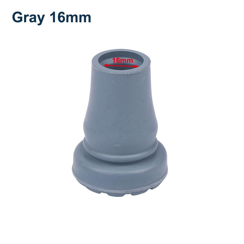 

16 mm and 19 mm Crutch Ferrules – Replacement Rubber Tips for Canes, Walking Sticks, and Mobility Aids