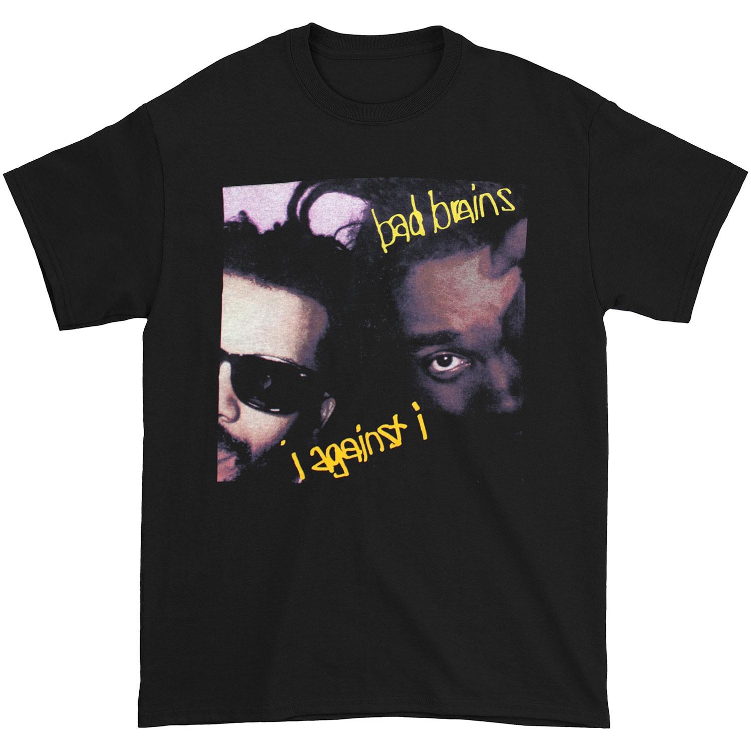 Men s Bad Brains I Against I T-shirt Small Black 3XL